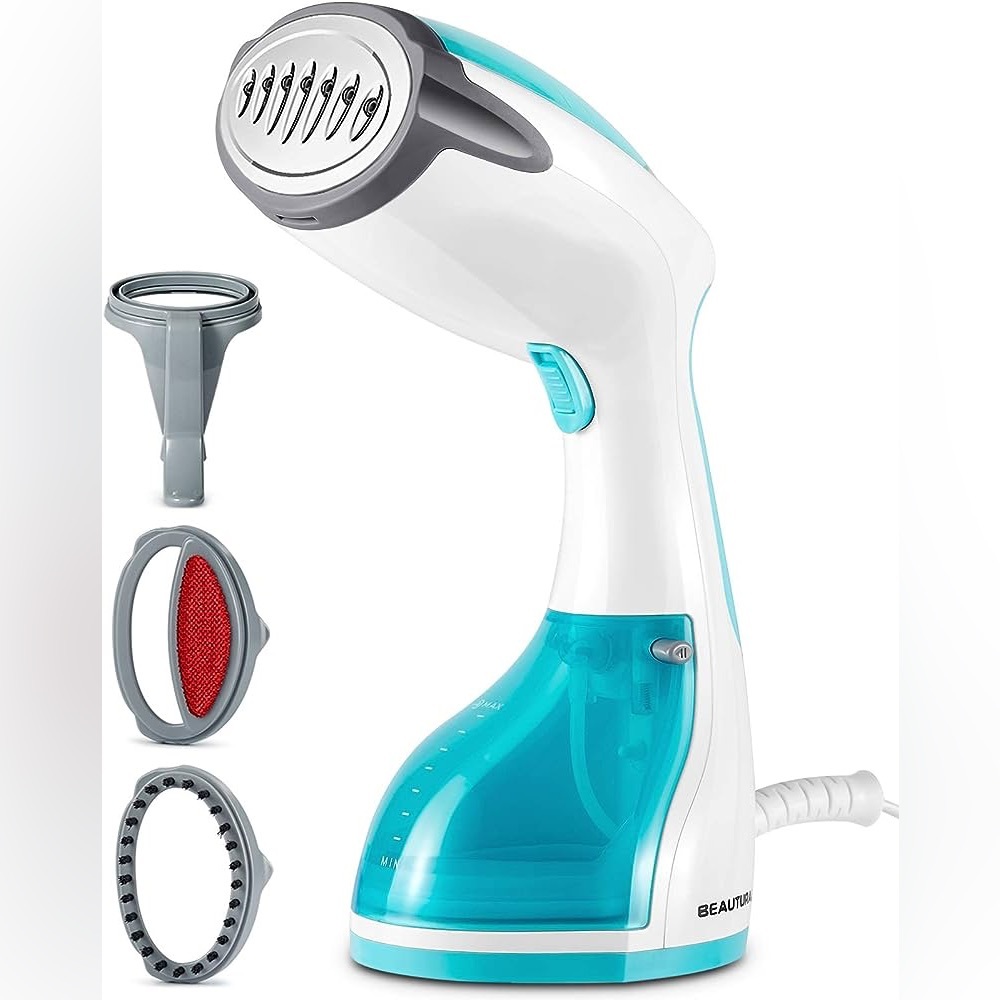 BEAUTURAL Steamer for Clothes, Portable Handheld Garment Fabric Wrinkles Remover